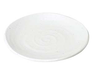 【まとめ買い10個セット品】和食器 ミ485-198 ゆらり粉引き 7寸皿【キャンセル/返品不可】【厨房館】
