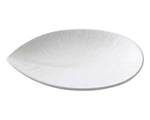 【まとめ買い10個仕掛ける品】和食器  ヨ158-158 ドルチェ 14糎長皿 小【取りやめる/返品不可】【勝手もと館】