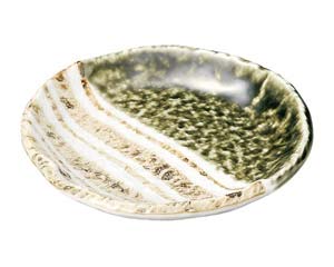 【まとめ買い10個セット品】和食器 ロ466-188 織部ストライプ 丸銘々皿【キャンセル/返品不可】【厨房館】 15,112円