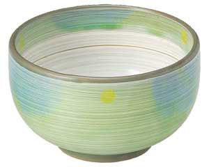 【まとめ買い10個セット品】和食器 ミ340-208 新緑 夏目4.5丼【キャンセル/返品不可】【厨房館】
