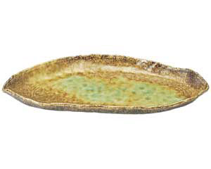 【まとめ買い10個セット品】和食器 ミ170-138 岩清水変り長皿【キャンセル/返品不可】【厨房館】