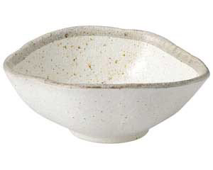 【まとめ買い10個仕掛ける品】和食器  ミ471-028 志野粉引 うつり変わり中鉢【取りやめる/返品不可】【勝手もと館】