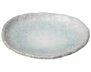 【まとめ買い10個セット品】和食器 ス447-258 青釉 8.5号皿【キャンセル/返品不可】【厨房館】
