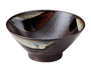 【まとめ買い10個セット品】和食器 ミ486-098 美濃益子 4.8飯丼【キャンセル/返品不可】【厨房館】