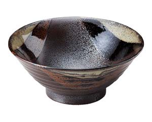 【まとめ買い10個セット品】和食器 ミ486-128 美濃益子 6.3そば丼【キャンセル/返品不可】【厨房館】