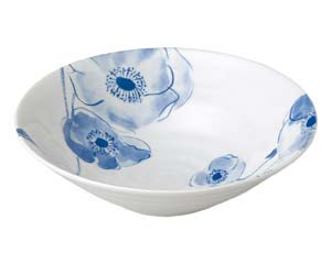 【まとめ買い10個セット品】和食器 コ486-658 ブルーポピー リップル7.0鉢【キャンセル/返品不可】【厨房館】