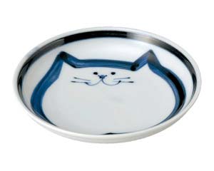 【まとめ買い10個セット品】和食器 ヨ487-328 ねこ 5.0皿【キャンセル/返品不可】【厨房館】