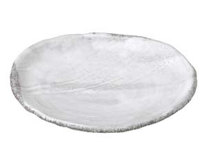 【まとめ買い10個セット品】和食器 ス489-348 白刷毛目 8.5号皿【キャンセル/返品不可】【厨房館】