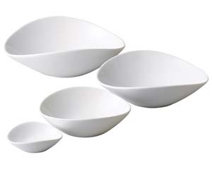 【まとめ買い10個セット品】 ハ526-198 ルナホワイト楕円鉢(特大)【キャンセル/返品不可】【厨房館】