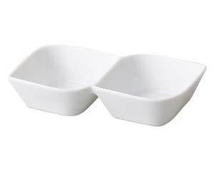 【まとめ買い10個セット品】 ト515-018 コリーン2連菜鉢【キャンセル/返品不可】【厨房館】