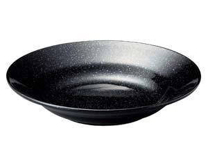 【まとめ買い10個セット品】 ホ565-698 黒御影 リム23cm深皿【キャンセル/返品不可】【厨房館】｜業務用厨房機器の飲食店厨房館 9,802円