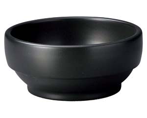 【まとめ買い10個セット品】 ミ601-698 超耐熱 黒スタッキングビビンバ18cm【キャンセル/返品不可】【厨房館】