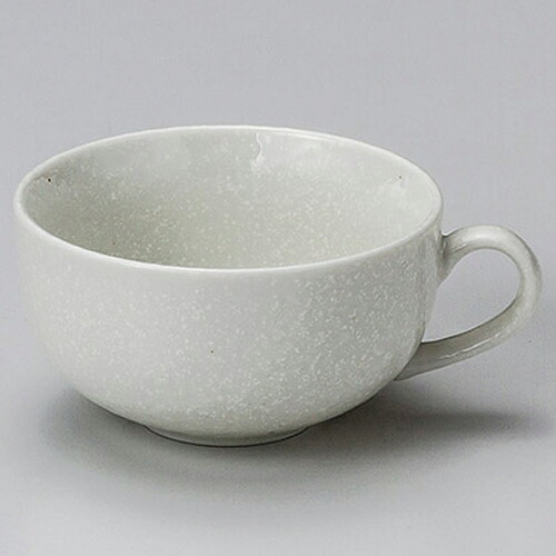 【まとめ買い10個セット品】 ホ607-188 粉引黒斑点スープカップ【キャンセル/返品不可】【厨房館】