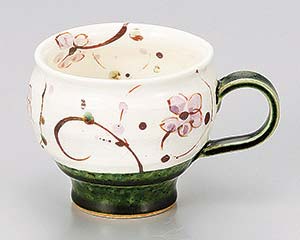【まとめ買い10個セット品】 ハ617-068 織部花唐草マグ【キャンセル/返品不可】【厨房館】