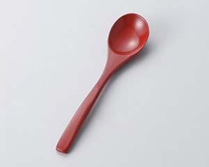 【まとめ買い10個セット品】 ワ626-508 本漆茶碗蒸スプーン(朱)【キャンセル/返品不可】【厨房館】