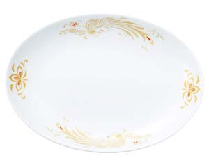 【まとめ買い10個セット品】 ツ664-078 金鳳(強化セラミック) 9インチプラター【キャンセル/返品不可】【厨房館】