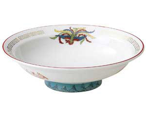 【まとめ買い10個セット品】 ア669-058 金雷門 丸高台7.0皿【キャンセル/返品不可】【厨房館】