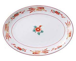 【まとめ買い10個セット品】 ホ666-128 花鳥 9インチメタプラター【キャンセル/返品不可】【厨房館】