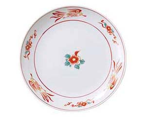 【まとめ買い10個セット品】 ホ666-148 花鳥 7 1/2インチ丸皿【キャンセル/返品不可】【厨房館】