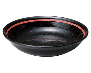 【まとめ買い10個セット品】 ミ668-588 赤壁 4.5深皿【キャンセル/返品不可】【厨房館】