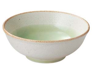 【まとめ買い10個セット品】 ミ668-048 釉彩(若草・ピンク) 若草玉渕6.5丼【キャンセル/返品不可】【厨房館】