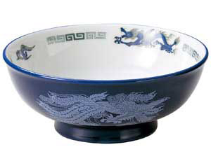 【まとめ買い10個セット品】 ホ666-528 ルリ白竜 6.5玉丼【キャンセル/返品不可】【厨房館】｜業務用厨房機器の飲食店厨房館