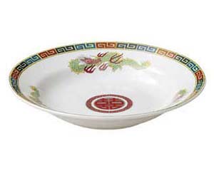 【まとめ買い10個セット品】 オ671-388 渕雷門三竜 8インチスープ【キャンセル/返品不可】【厨房館】