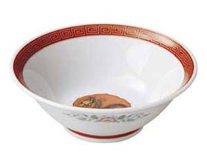 【まとめ買い10個セット品】 オ671-628 朱金雷門 切立6.8丼【キャンセル/返品不可】【厨房館】