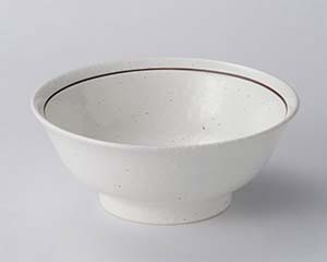 【まとめ買い10個セット品】 ネ673-278 粉引ライン反6.8高台丼【キャンセル/返品不可】【厨房館】｜業務用厨房機器の飲食店厨房館