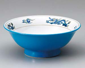 【まとめ買い10個セット品】 ホ677-158 トルコ三ツ竜6.5反高台丼【キャンセル/返品不可】【厨房館】｜業務用厨房機器の飲食店厨房館