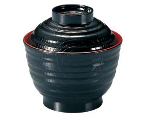 【まとめ買い10個セット品】 ヌ686-288 [A]3.5寸乱引木目小吸椀 黒内朱【キャンセル/返品不可】【厨房館】 14,346円
