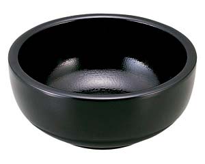 【まとめ買い10個セット品】 エ691-128 [A]多用ボール黒刷毛目内外5寸【キャンセル/返品不可】【厨房館】