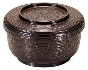 【まとめ買い10個セット品】 エ694-208 [TA](小)割子飯器 溜内朱塗[洗]【キャンセル/返品不可】【厨房館】