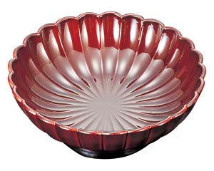 【まとめ買い10個セット品】 エ699-188 [TA]ABS3.8寸菊鉢 溜[洗]【キャンセル/返品不可】【厨房館】