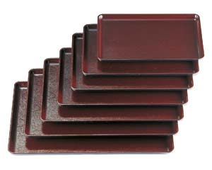 【まとめ買い10個セット品】 エ710-418 [A]ケヤキ会席盆 新溜NS 尺2寸[ノンスリップ加工]【キャンセル/返品不可】【厨房館】
