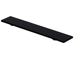 【まとめ買い10個セット品】 ワ740-198 長角黒盛器(細短形)【キャンセル/返品不可】【厨房館】｜業務用厨房機器の飲食店厨房館