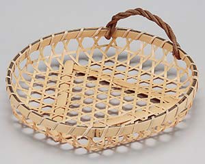 【まとめ買い10個セット品】 ワ742-228 白竹ユリ篭カズラ付(小)【キャンセル/返品不可】【厨房館】