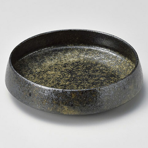 【まとめ買い10個セット品】和食器 キ029-118 黒唐津くくり鉢(大)【厨房館】