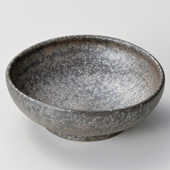 【まとめ買い10個セット品】和食器 メ046-038 黒窯変5.3楕円鉢【厨房館】