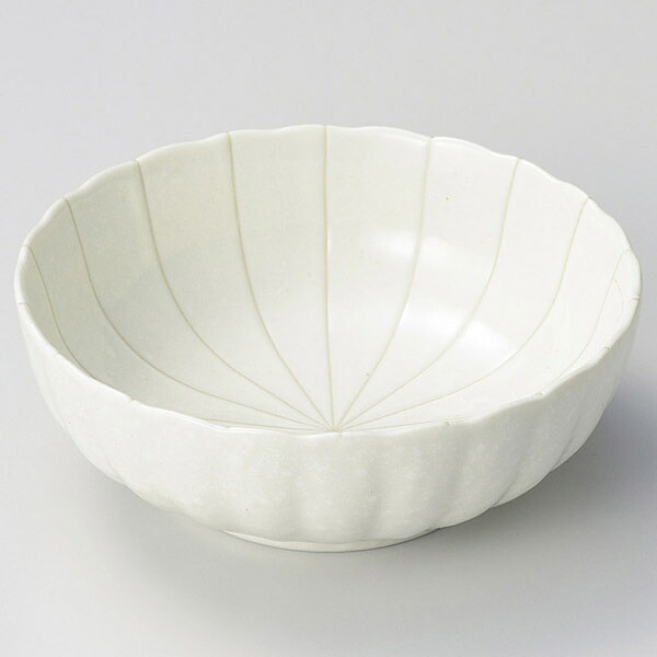 【まとめ買い10個セット品】和食器 キ072-708 粉引十草 菊型3.5鉢【厨房館】