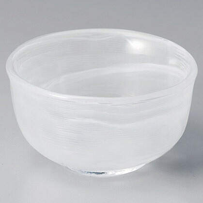 【まとめ買い10個セット品】和食器 ハ084-048 水墨豆鉢白(ガラス)【厨房館】