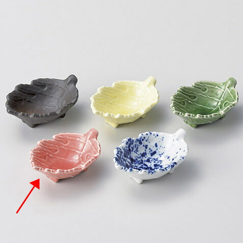 【まとめ買い10個書き割り品】和食器 ウ090-188 桃釉木の葉繊細さ【勝手もと館】