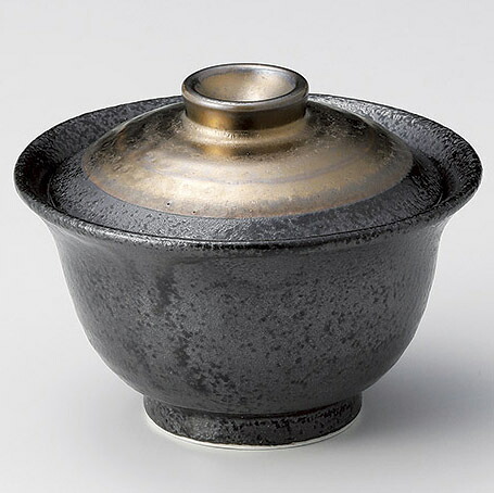 【まとめ買い10個書き割り品】和食器 ツ107-208 本窯金彩反蓋物【勝手もと館】