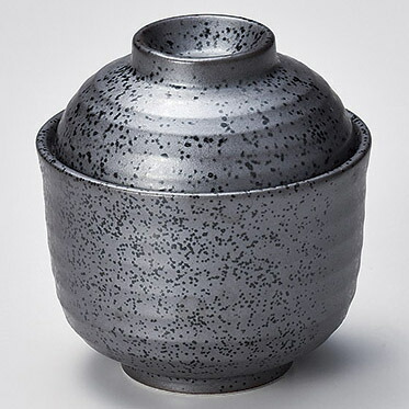 【まとめ買い10個セット品】和食器 ト109-318 黒釉小蓋物【厨房館】