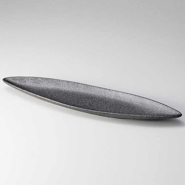 【まとめ買い10個セット品】和食器 ワ129-098 鉄ペーパーリーフディッシュ38cm 大【厨房館】