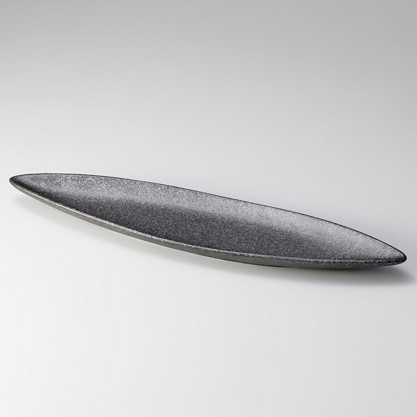 【まとめ買い10個セット品】和食器 ワ129-108 鉄ペーパーリーフディッシュ32cm 中【厨房館】