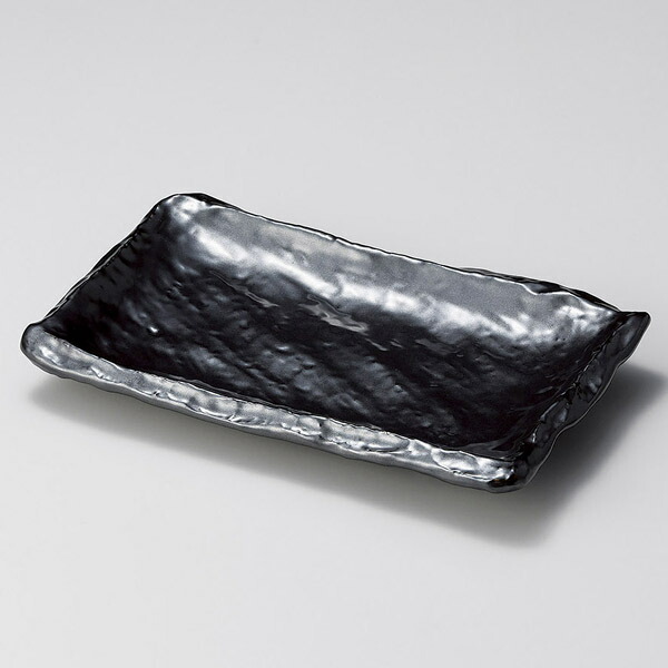 【まとめ買い10個セット品】和食器 イ129-168 鉄結晶匠焼物皿【厨房館】