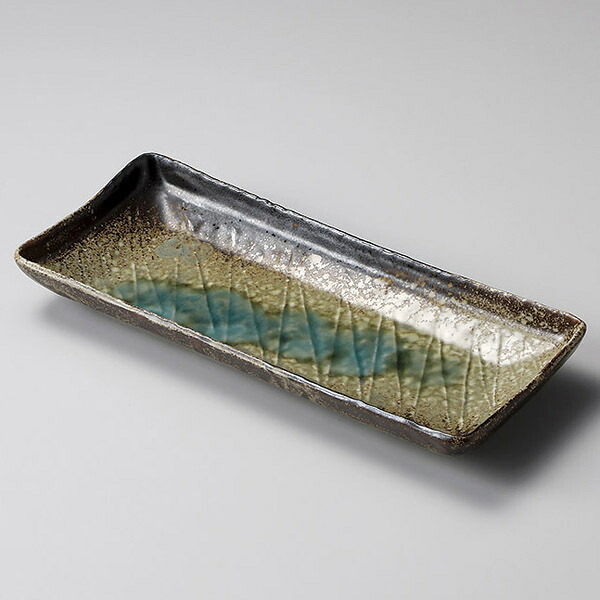 【まとめ買い10個セット品】和食器 ミ170-178 和三彩深口長皿【厨房館】