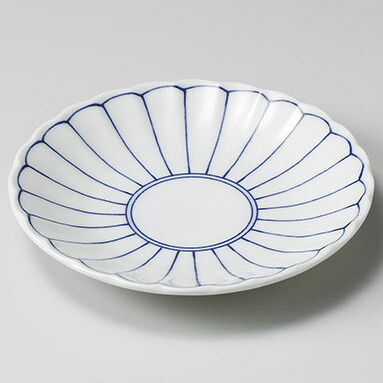 【まとめ買い10個セット品】和食器 ホ231-588 菊花紋4.5皿【厨房館】