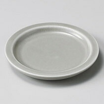 【まとめ買い10個仕掛ける品】和食器 カ233-298 薄墨色リム小皿【勝手もと館】